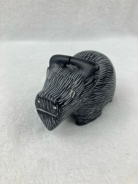 Soapstone Hand Carved Buffalo Bison Figurine 3.5” x 2.5”